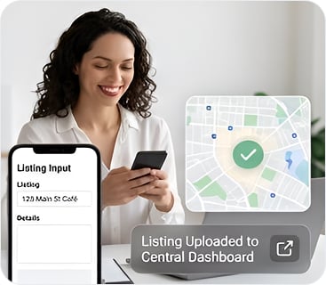 Listing uploaded to Central Dashboard